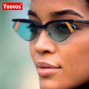 Yoovos Sexy Cat Eye Sunglasses Women 2023 Small Frame Trendy Brand Plastic Fashion Vintage Sun Glasses for Female UV400230328