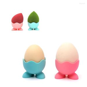 Makeup Sponges Creative Environmental Eco Friendly High Temperature Silicone Egg Cooker Bracket Kitchen Gadget