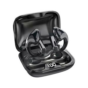 BT500 BONEDURUKTION EARPHONES Trådlös BT-kompatibla 5,3 hörlurar ABS-klipp på öronstereo Surround Gamer Headset med MIC