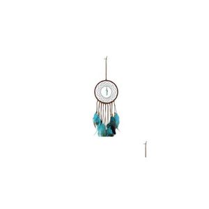 Nowość Indie Retro Colorf Feather Catcher Wind Chimes Hanging DreamCatcher Christmas Party Dekoracja 5 DH9MV