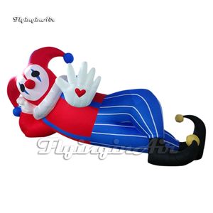 Cute Large Advertising Inflatable Joker Model Circus Stage Decorations Air Blow Up Clown Balloon For Event