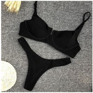 Women's Swimwear 2023 Summer Brand Women Micro Mini Bikini Set Bandage Push Up Padded Bra G-string Thong Bathing Suit Mujer Bather