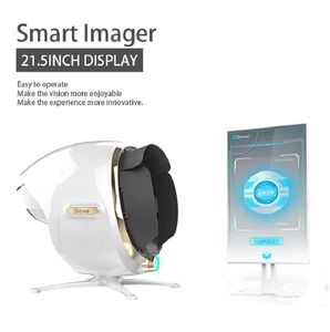 2023 Nuovo portatile 3d AI Wood Lamp Skin Detector Tester Analyzer Reveal Scanner facciale Face Camera Visia Skin Analysis Machine con schermo da 21,5 pollici