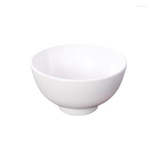 Miski biała melamina mała miska zupa z plastikowa imitacja porcelanowa garnek Ryżowy Restauracja Deser sezonowy