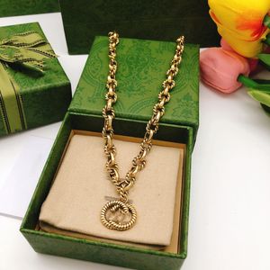 Designer Pendant Neckor Letter Double G Logo Chains Halsband Luxury Women Fashion Jewelry Metal Ggity Crystal Pearl Necklace Gift 54544