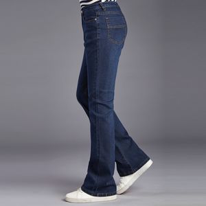 Herr jeans icpans män flare jeans byxor klocka botten last jeans smala blå bootcut blossed denim jeans för män byxor boot cut 230329