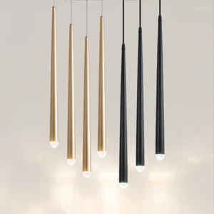 Pendant Lamps LED Modern Chip Lights Restaurant El Cafe Bar Home Decoration Kitchen Hanging Dining Room Light Fixture