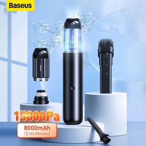 Other Household Cleaning Tools Accessories Baseus Vacuum Cleaner 15000Pa Wireless Portable Handheld 135W Strong Suction Car Handy Smart Home For 230329