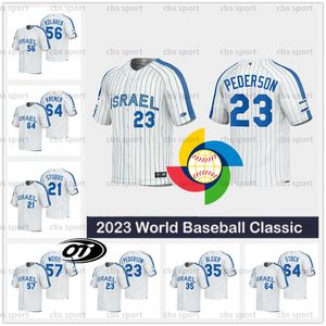 Drużyna Israel 2023 Baseball koszulka WBC JOC Pederson Jake Bird Richard Bleier Brandon Gold Dean Kremer Kyle Molnar Bubby Rossman Robert Stock Zack Weiss 11