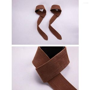 Handledsstöd andningsbar läder karpalskydd justerbara Bracers Mjuka armband Wrap Strap