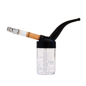 100pcs fumando tubos de saúde filtro de água bong mini modelo portátil tubo de água grossa e filtro de uso duplo fino presente jy101