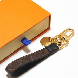 Chave de couro de alta qualidade, cadeia de bolsas clássicas da moda clássica acessórios com embalagem de caixa253D
