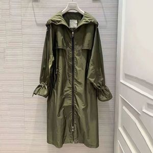 Trench da donna 2023 Primavera Autunno Cappotto Donna Casual Temperamento di lusso britannico Giacca a vento lunga Capispalla Giacca antipolvere con cintura 230329