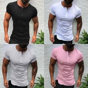 Herren T-Shirts Mode Herren Leinen Kurzarm Sommer Solide Beiläufig Loses Kleid Soft Tops T-Shirt