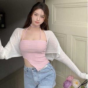 Женские танки Camis Pink Tube Top Tops Tops Tops Bodycon Укороченные нерегулярные танки Сексуальная женская одежда от плеч