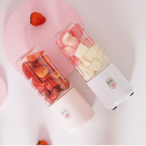 Portable Mixer USB Electric Fruit Juicer Handheld Smoothie Maker Blender Stirring Rechargeable Mini Food Processor Juice Cup DHL Free