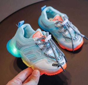 Athletic Outdoor Kids Led Glowing Light Up Tennis Shoes For Toddler Baby Boys Girls Flash Lysande Sneakers Kids Boys Girls Girls Girls Sport Shoes W0329