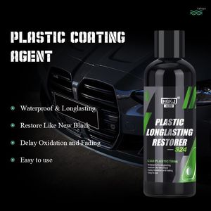 Car Washer S24 Plastic Renovator For Exterior Spray Trim Long-lasting Agent Liquid Rubber Refresh Hydrophobic Coating Wax Automotive