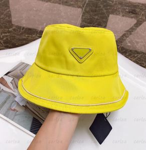 Fashion Gold Silk Letters Designer Bucket Hats Luxury Nylon Solid Sunhat Cap Mens Striped Autumn Hat Women Beanie Outdoor P Caps 57580960