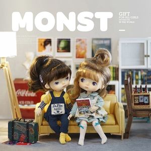 Doll Bodies Parts Monst 20 Cm Bjd Full Set Savage Baby Rubber s Toys Whole Body Joints Movable Kids Birthday DIY Gift Surprise 230329