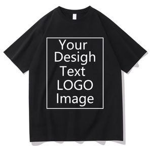 Mens TShirts EU Size Custom T Shirt WomenMen Make Your Design Text Tshirt Unisex Cotton Tees High Quality Gifts Tshirt Top Drop 230329