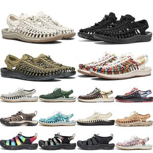 Designer Summer Footwear Sandals Fashion slippers slide Outdoor Shoes keens uneek canvas Newport H2 hiking shoes mens womens two cords and a sole fashion shoe 35-47