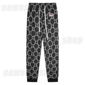 Осенние мужчины дизайнер Men Classic Doubled Literd Print Streetwear Joggers повседневные брюки модные повседневные брюки