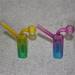 Wasserpfeife Glasölbrenner Bong Wasserpfeifen für Rigs Pfeifenbongs kleine Mini-Dab-Rig berauschende Rauchaschefänger Glasschalen