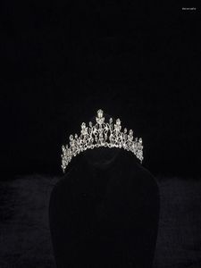 Направления Принцесса Кристал Тиары и короны головные поблизости девочки любят свадебную выпускную корону свадьбу свадебной вечеринки для волос украшения