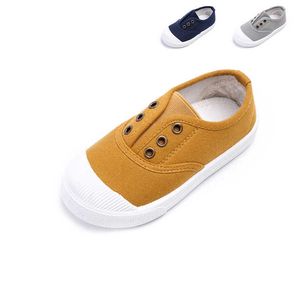 Athletic Outdoor 2022 New Hot Kids Canvas Shoes Children Sneakers Kids Sports Shoes Boys and Girls Shoes Sneakers Casual Loafers Candy Colors W0329