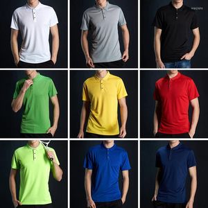 Męskie polo letnie mężczyźni i kobiety swobodne koszule polo z krótkim rękawem niestandardowe logo szybkie suszące haftowanie drukowania oddychające sportowe topy 2023