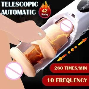 Massager sex toy masturbator Fully Automatic Male Masturbator Cup Ejaculation Realistic Powerful Auto Sucking Channel Pocket Pussy Real Vagina Toys for Men