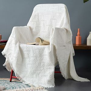 Filtar Jacquard soffa filt camping picknickmatta nordisk vägg hängande tapestry tassel bohemiska resor kast filtar party po props 230329