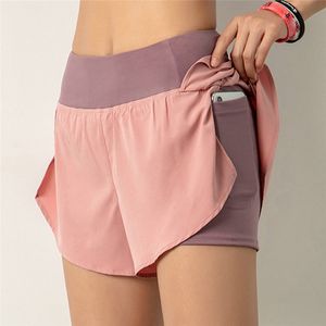 Running Shorts Yoga Shorts Women's Fitness Top Spandex Neon Elastic Running Training Women's Fitness Shorts 230329