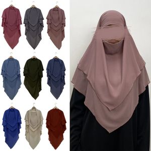 Eid Preghiera Indumento Lungo Khimar Donne Islamiche Hijab Senza Maniche Top Abaya Jilbab Ramadan Abayas Abbigliamento Arabo Musulmano