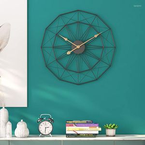Wanduhren 3D Nordic Clock Big Size Design Modern Large Precise Round Funky Living Desk Horloge Murale Dekoration