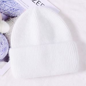 Beanies Beanie/Skull Caps Wintermütze Einfarbig Weich und Damen Mit Kapuze Warm Wollpelz Kaschmir Strickmützen Skullies BeaniesBeanie/Skull Be