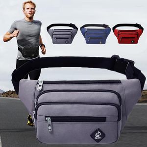 Сумки на открытом воздухе женщины мужчины талия Fanny Pack Fashion Sport Sport Bum Bumb с 65 -сантиметровым поясом для собак, ходящих в пешеход