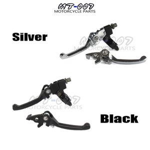 オートバイブレーキCNCアロイ折りたたみクラッチレバーBRAKE FIT TO CRF KLX PIT PRO XMOTOS KAYO DIRT BIKE部品