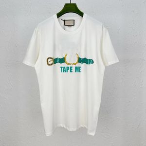 Męskie koszulki Projektant nadruk w królika Tee Bawełniany okrągły kołnierzyk Hip Hop Koszulka z krótkim rękawem Kobieta Moda Duży rozmiar XX 3XL 4XL Mężczyźni Dorywczo nadruk alfabetu T-shirty