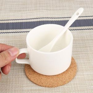 Table Mats 1/3/6/10pcs Plain Round Cork Coasters Coffee Drink Tea Cup Mat Placemats Wine