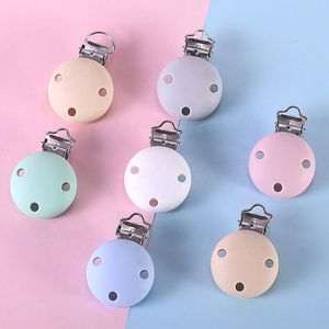 Baby Teethers Toys 5pieceset circular silicone pacifier clip Baby pacifier clip without bisphenol A food grade silicone DIY dental chain accessories 230329