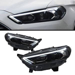 Auto-Styling Ecosmart-Scheinwerferlampen für Mondeo 2013 Fusion 20 14-20 16 Modifizierte LED-Lampen Scheinwerfer DRL Dual-Projektor Facelift