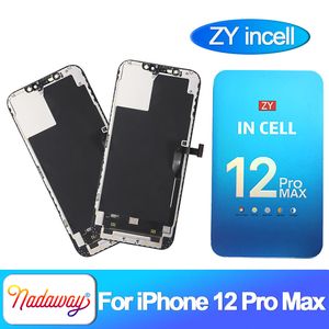 ZY Incell for iPhone 12 Pro Max LCD Screen 12PM OLED Display Touch Digitizer Assembly Replacement