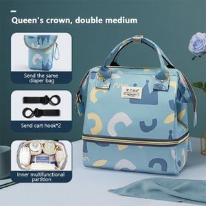 Bolsas de fraldas Bolsa Modinha Mistura Mochila para Baby Stuff Nappha Mudança de Viagem de Mulheres de Mulheres de Mergulho Armazenamento