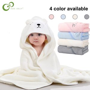 Blankets Swaddling 80x80 born Packaging Blanket Cotton Wool Blanket 012 Months Infant 4Q Absorption Warm Blanket Childrens Bath Towel DDJ 230329