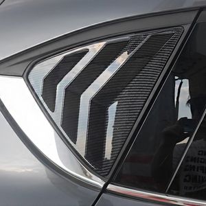 Auto Side Window Shutters Econour Sunshade Car Rear Quarter Side Window Louver Vent Cover Shutter Panel Trim For Mazda CX-5 CX5 Accessories