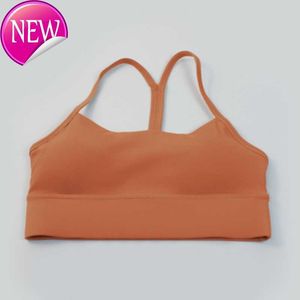 Женские спортивные костюмы LL-008 Bra Align Yoga Sport High Impact Fitness Бесплатная вершина для воздушной грудной клетки спортивная одежда спортивная одежда