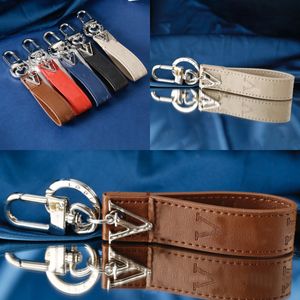 Fashion PU Key Chain Brand Designer Par Nyckelringar Tryck LANYARDS Män och kvinnor Bil Key Chain Accessories Holiday Gift