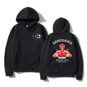 Herrtröjor tröjor anime hajime nr ippo kamogawa boxing gym hoodies kvinnor vinter män hoodie springautumn tröja hip hop hajuku sudaderas 230329